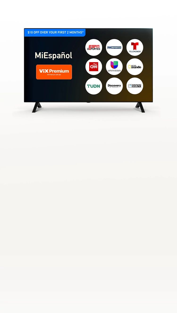 MiEspañol Genre Pack with ViX Premium logo.